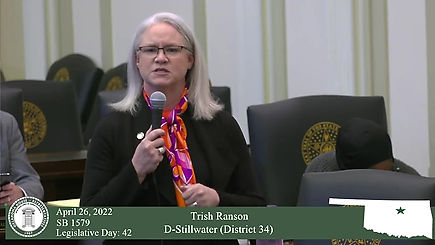 Rep. Trish Ranson Debates Against SB 1579